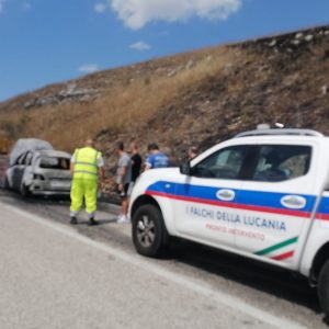 intervento rapido Con 115, zona CROCE MONTOCCHIO Provinciale per Ruoti 23/08/2024